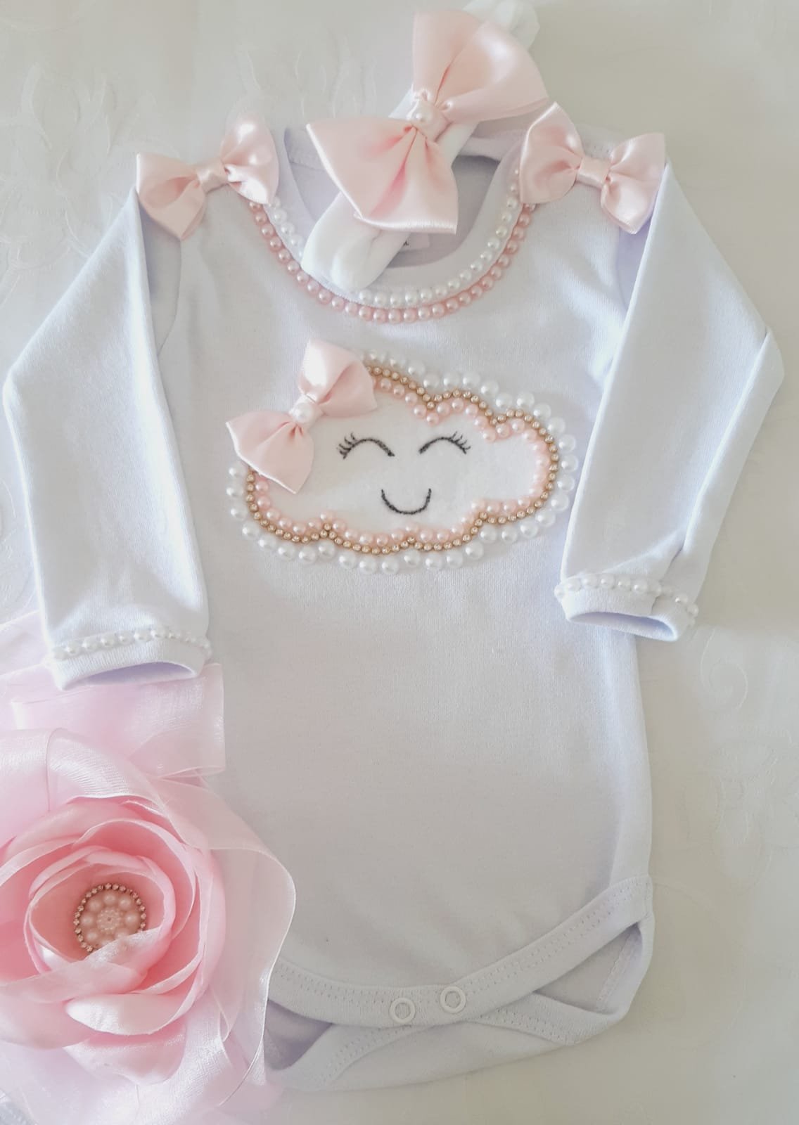 Body de Bebê Personalizados NUvem de Amor